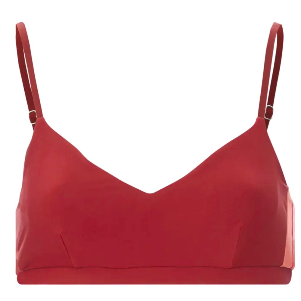 THE UPSIDE Delmira Ballet Crop Top in Red. US 8. AU M